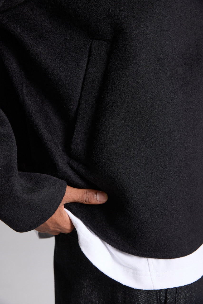 Cashmere Blend Jacket Black