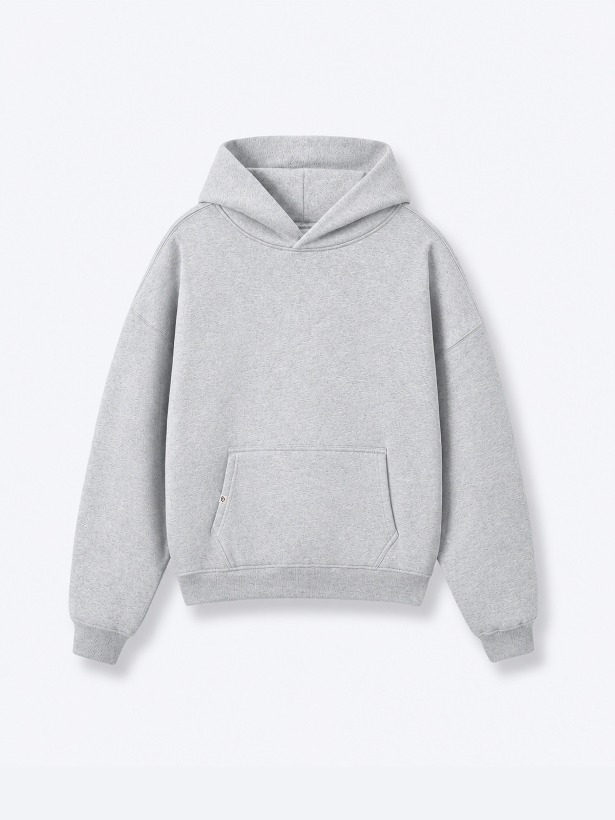 SIGNATURE BASIC HOODIE - HEATHER GREY