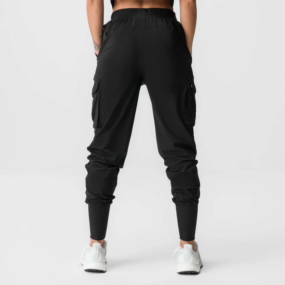 ASRV x Tonal Women's Tetra-Lite® Cargo High Rib Jogger - Black