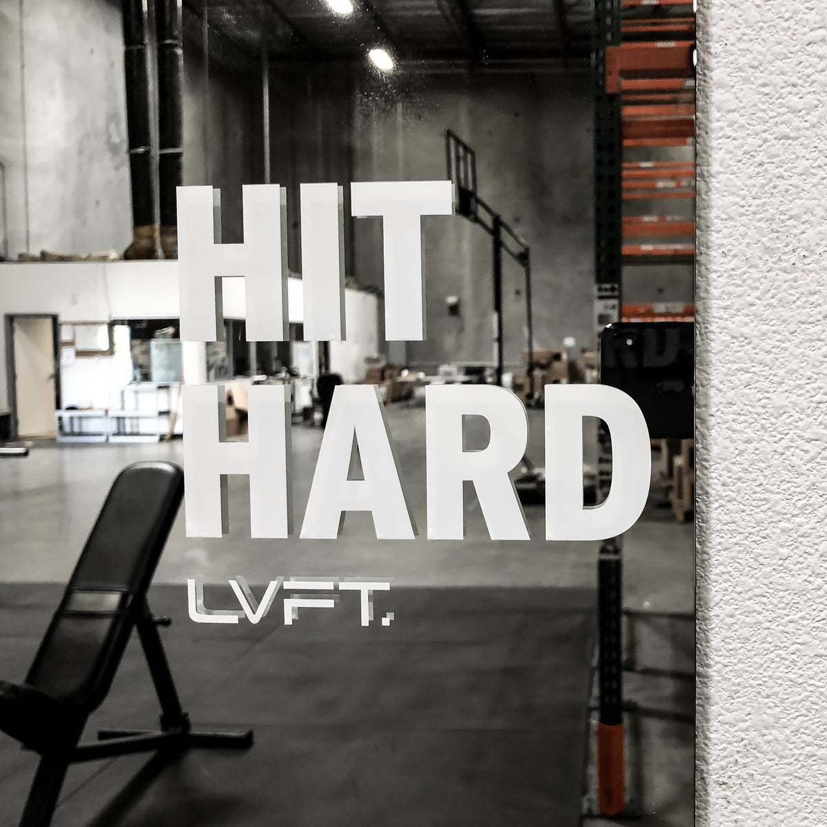 Hit Hard Decal