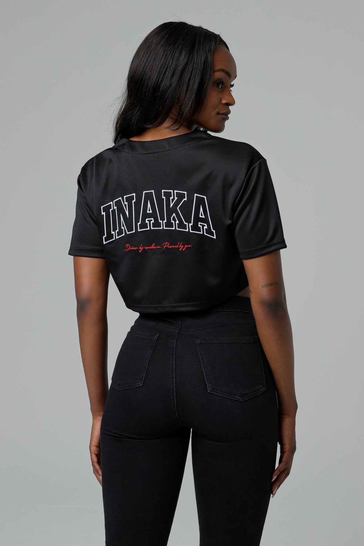 WOMEN'S IPRS CROPPED JERSEY - BLACK