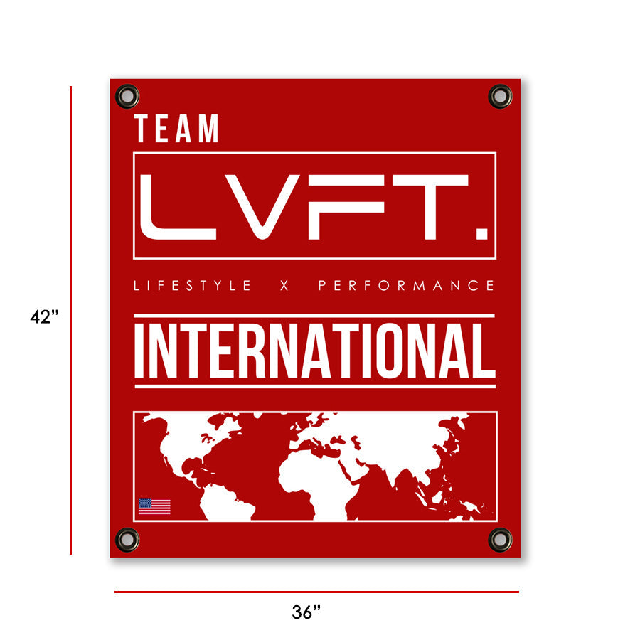 International Banner - Red