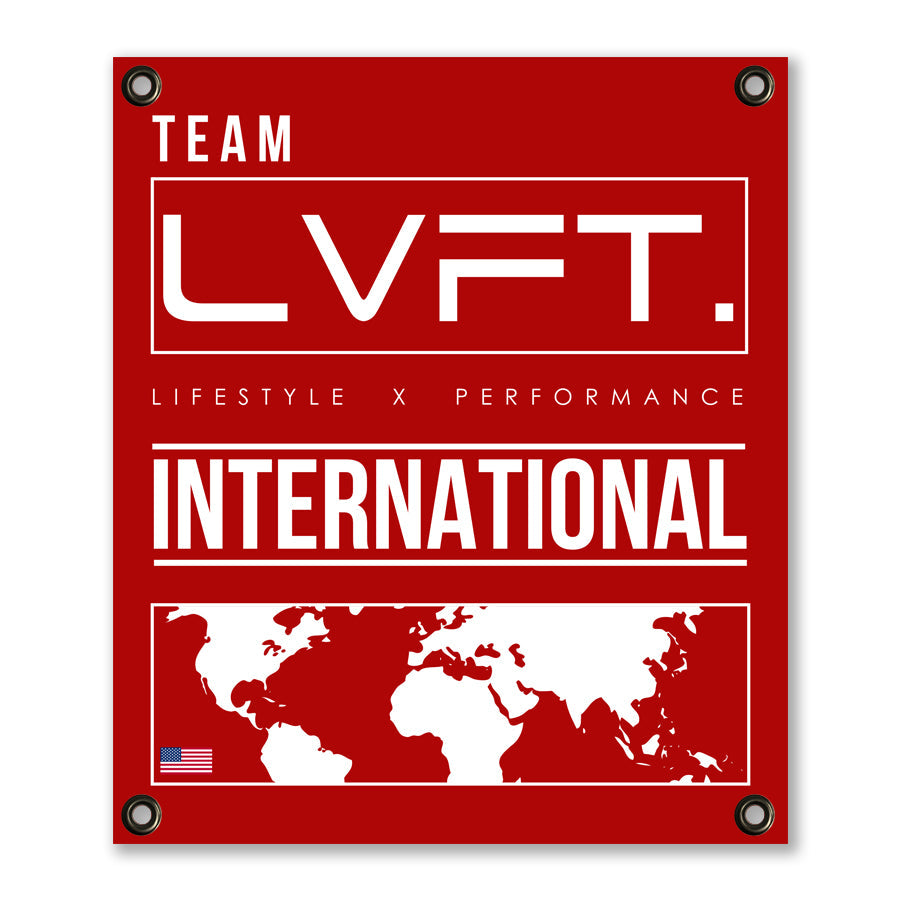 International Banner - Red