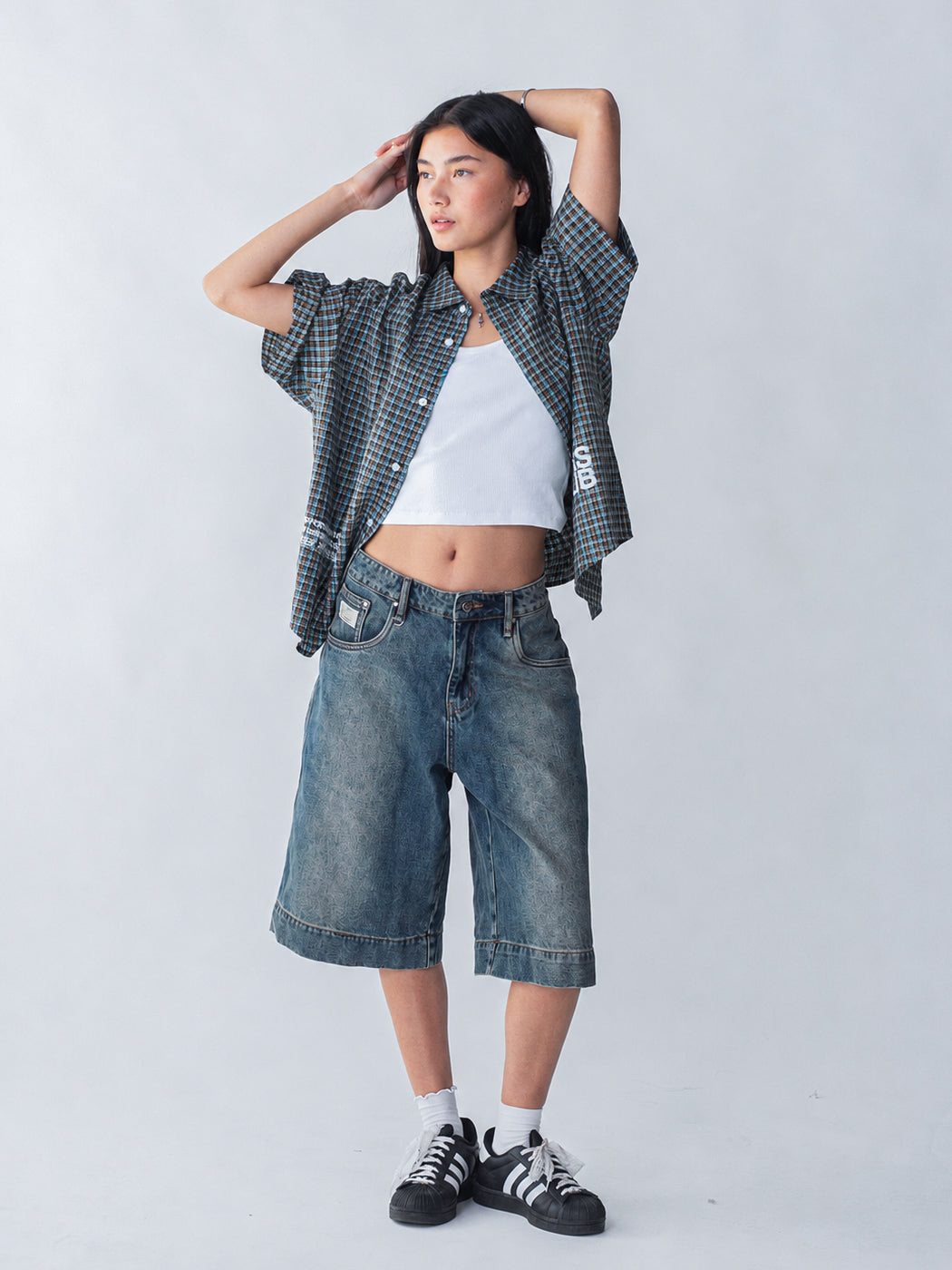 OTW SHORT SLEEVE PLAID - BLUE
