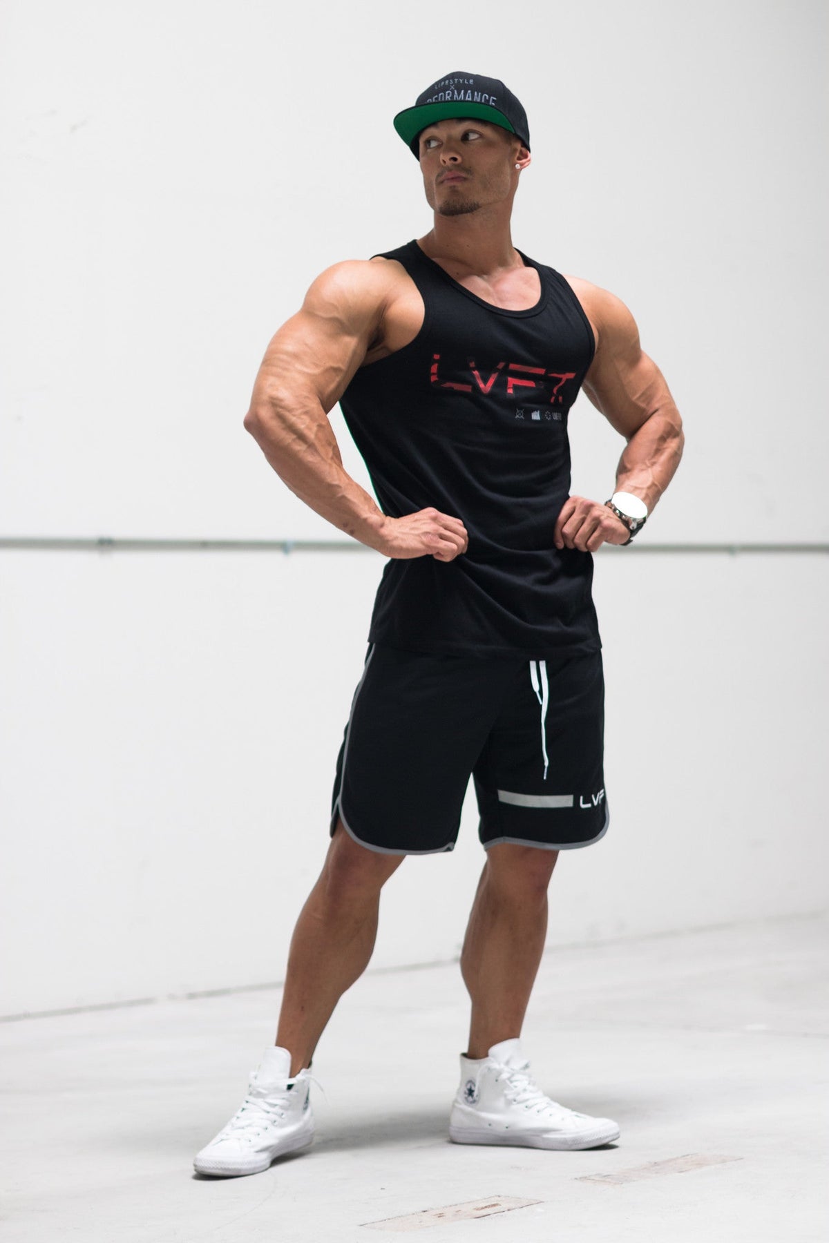 Stealth Tank- Black/Red