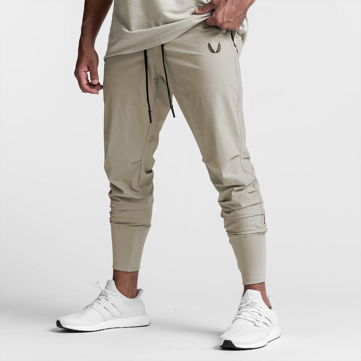 0826. Tetra-Lite® High Rib Jogger - Sand Smoke