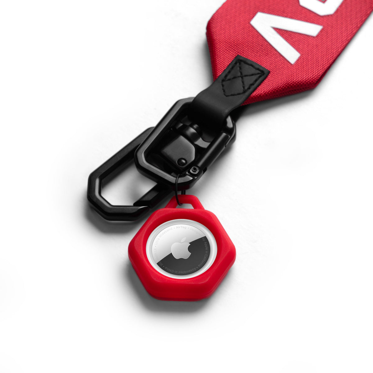 AirTag Lanyard Keychain - Akira Red
