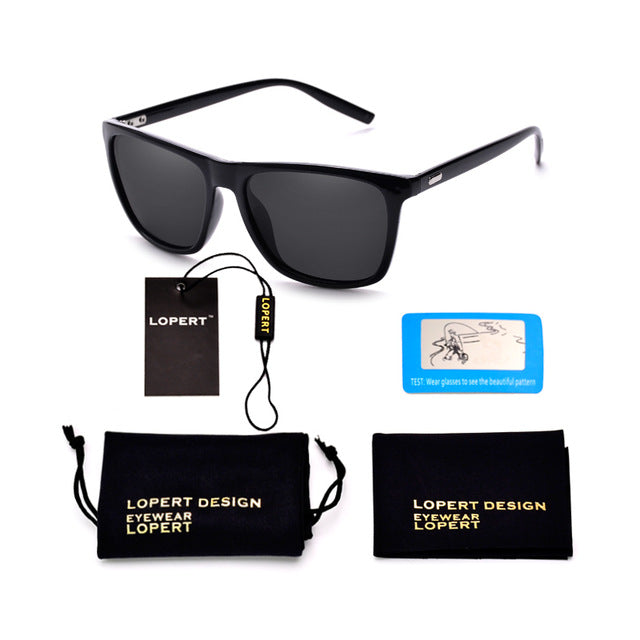 Square Polarized Sunglasses
