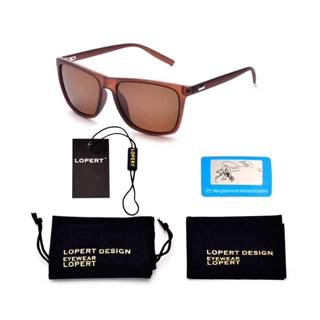 Square Polarized Sunglasses