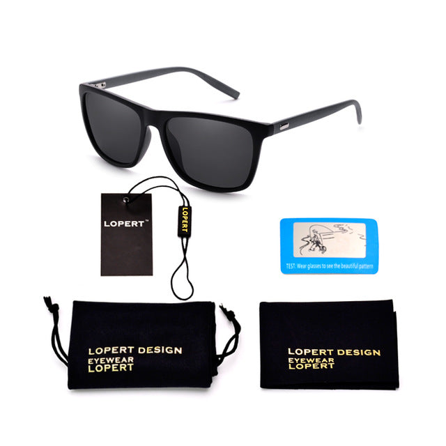Square Polarized Sunglasses