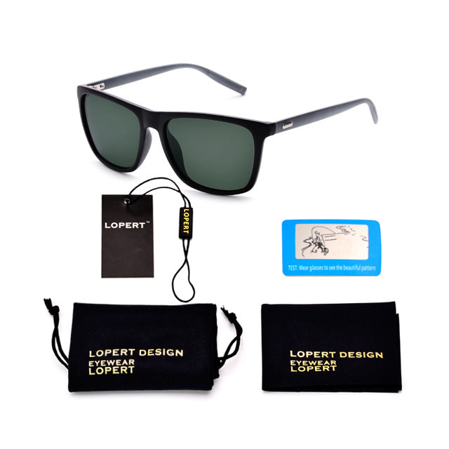 Square Polarized Sunglasses