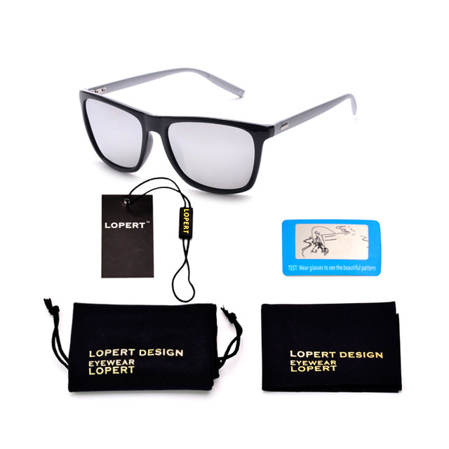 Square Polarized Sunglasses
