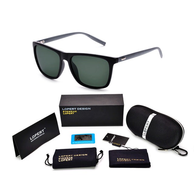 Square Polarized Sunglasses