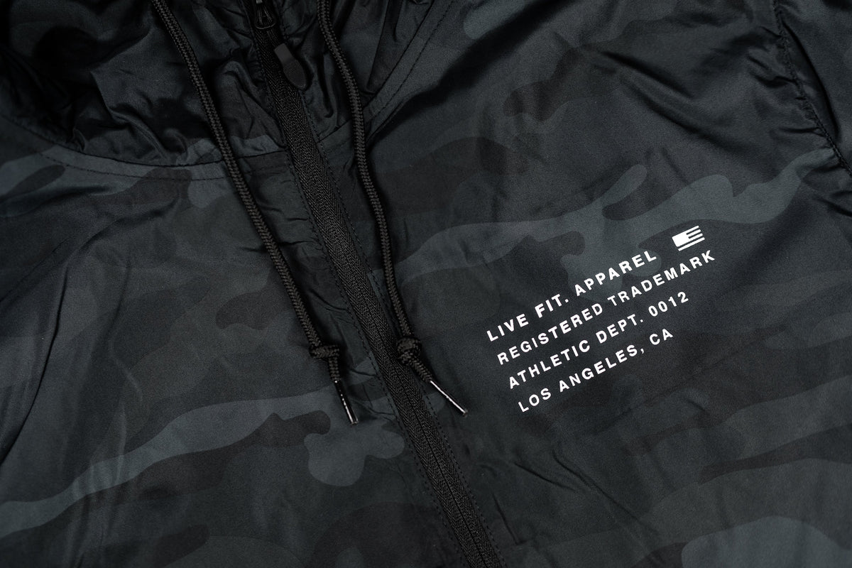 Stealth Pullover Anorak - Black/Camo