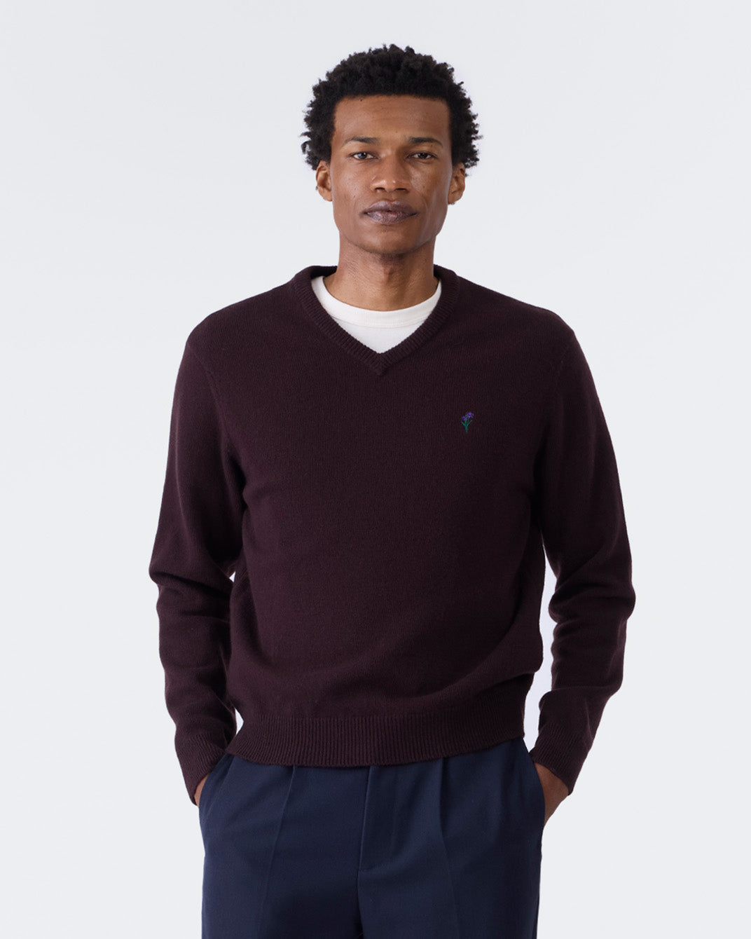 V-Neck Merino Sweater