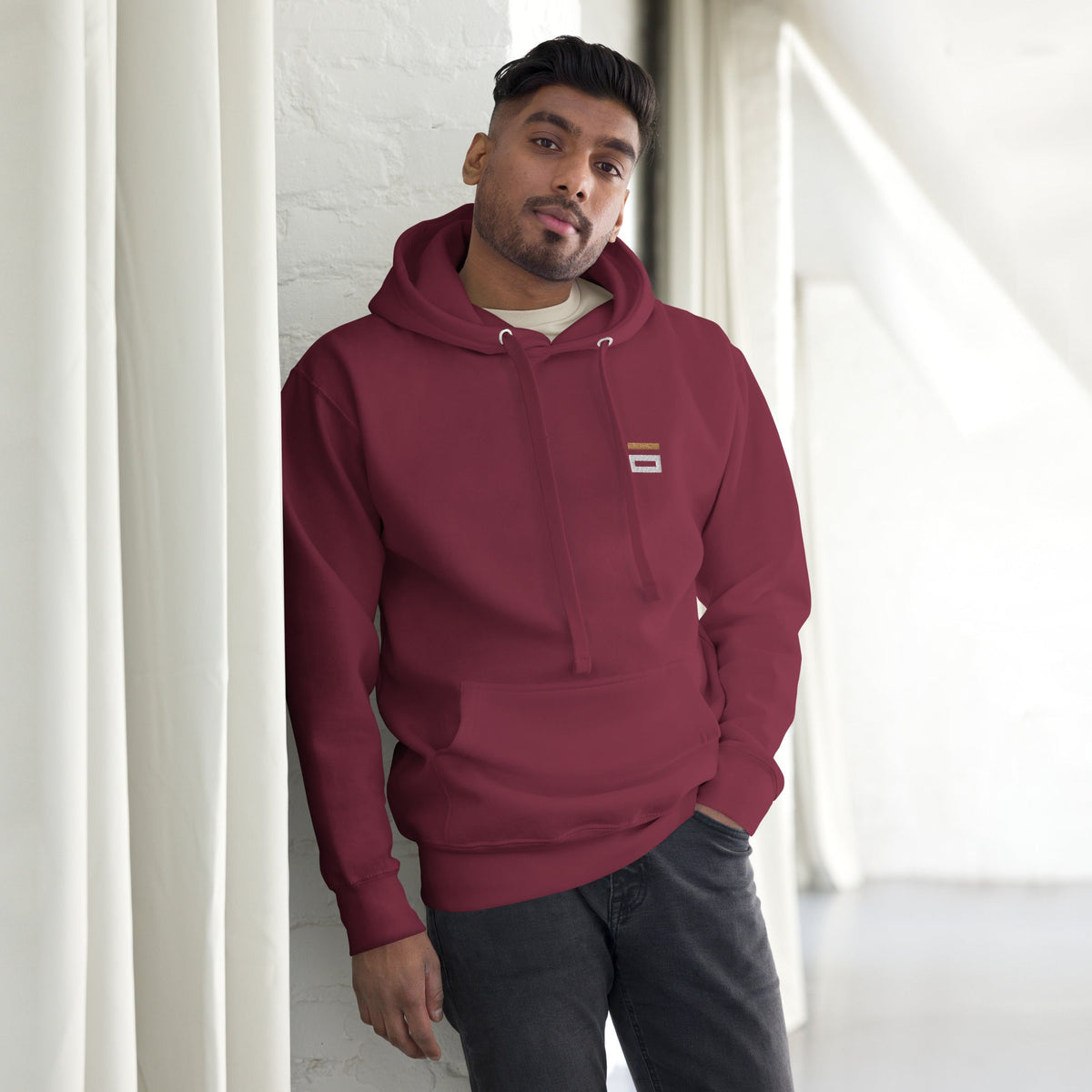 Unisex Hoodie Maroon