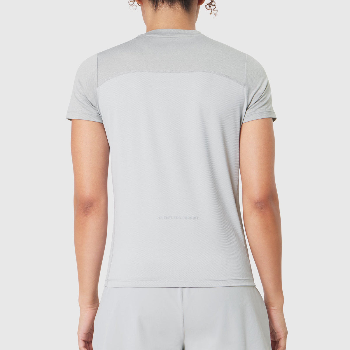 W086. AEROSILVER® UPF50+ Run Tee - Slate Grey