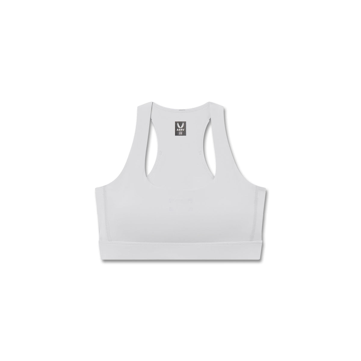 W096. LYCRA® ADAPTIV Racerback Sports Bra - Slate Grey