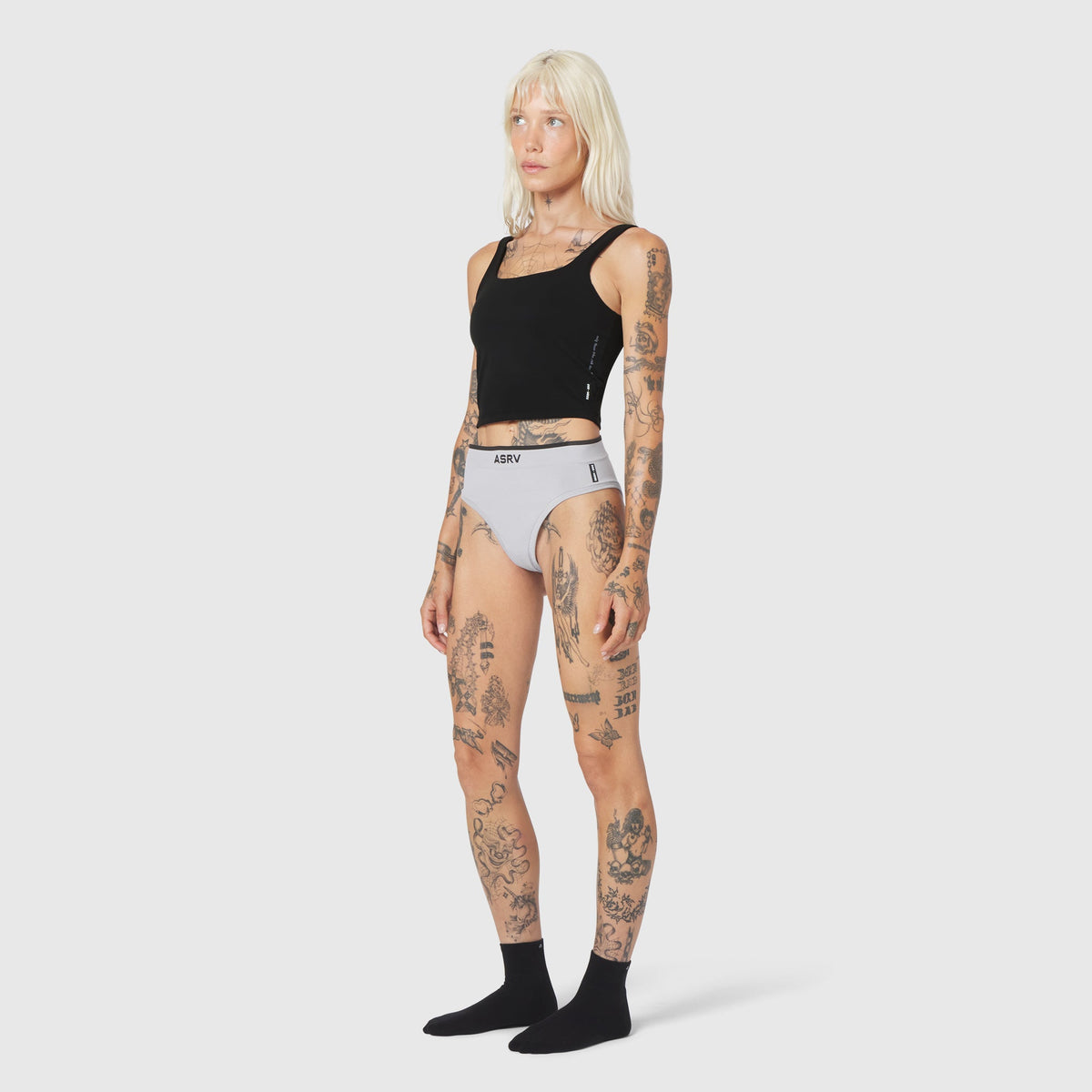 W098. LYCRA® ADAPTIV Seamless Underwear - Slate Grey