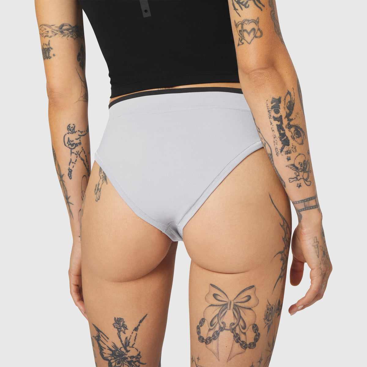 W098. LYCRA® ADAPTIV Seamless Underwear - Slate Grey