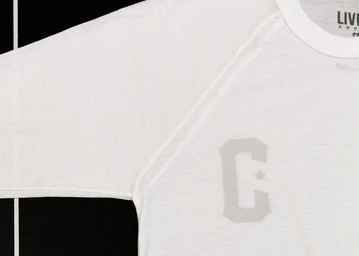 Premium Raglan - White